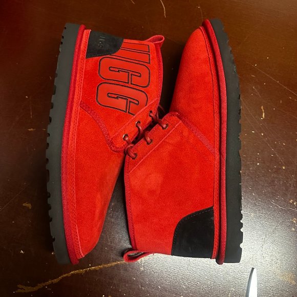 UGG Mens Neumel Graphic Outline 1130715 Round Toe Chukka Boot Size US 12 main image 4